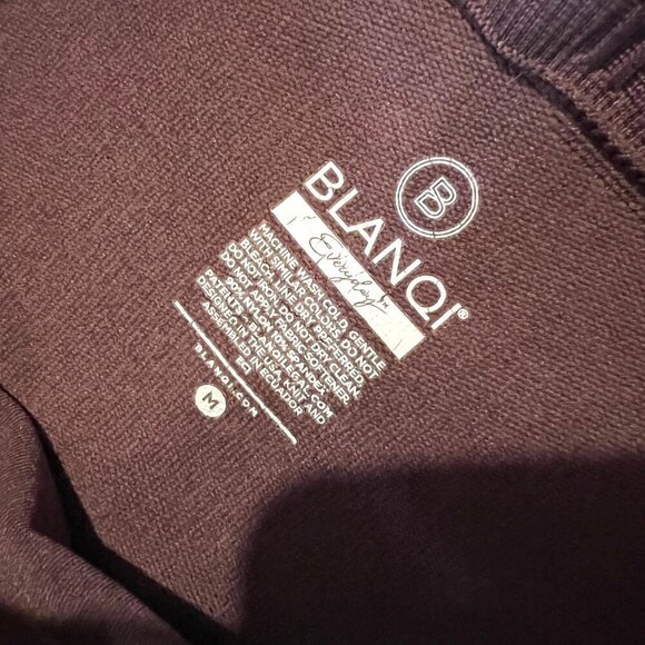 Blanqi‎ Maternity Everyday Belly Support Dark Purple Crop Leggings M Pregnancy - Picture 4 of 4